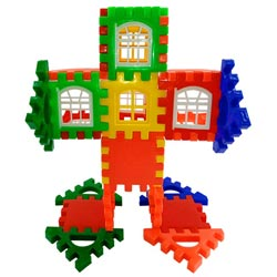 Muticolor Pattern Blocks with windows for Kids