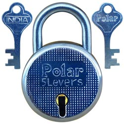 Polar 5 Levers Small Lock with 2 keys(25mm)