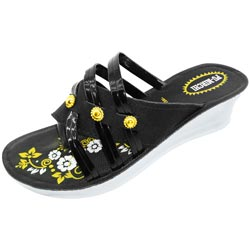 Girls Regular,Party Use Fancy Sandals-print may vary