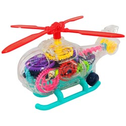GEAR Electric Helicopter with Music,Lightings(21*19*9.5cm,Blade length 17.5cm)