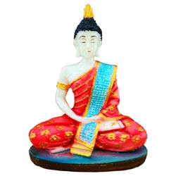 Lord Buddha Meditating Showpiece-19*13cm