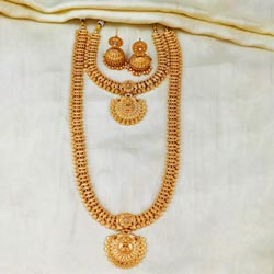 Grand Haram,Neckless,Fancy Earrings Set