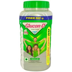 Glucon-D Instant Energy REGULAR Flavour with 99.4% Glucose-250gm Jar