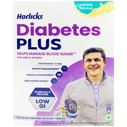 Horlicks Diabetes Plus Vanilla Flavour-Carton