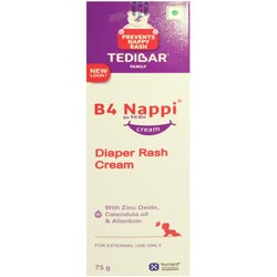 Tedibar Family B4 Nappi Diaper Rash Cream-75gm