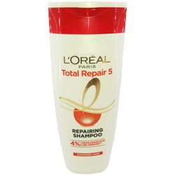 L'OREAL Paris Total Repair 5 Shampoo for Damaged Hair-82.5ml Bottle