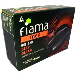 Fiama Men Gel Bar Deep Clean Charcoal & Grapefruit-125gm