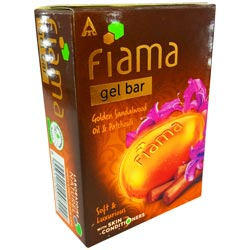 Fiama Golden Sandalwood Oil & Patchouli Soft & Luxurious Gel Bar-125gm