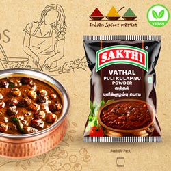 Sakthi Vathal Pulikulambu Powder-50gm Pouch