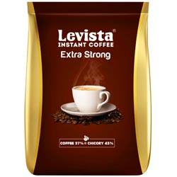 Levista Extra Strong Instant Coffee,Coffee(60%) with Chicory(40%)-200gm Pouch
