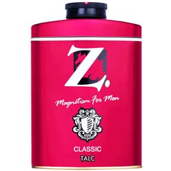 Z CLASSIC Talc Magnetism for Men,Luxurious Talc-Tin