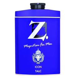Z icon Talc Magnetism for Men Premium Talc-Tin