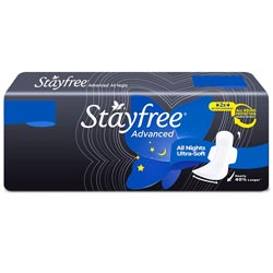 Stayfree Advanced All Nights Ultra Soft Sanitary Pads 40% Longer-XXL/7Pads/315mm