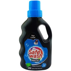 Safe Wash Matic Liquid Top Load 2X Better Stain Removal-Bottle