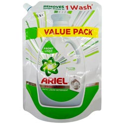 Ariel Matic Front Load Liquid Detergent-1L Pouch(MEGA SAVER PACK)