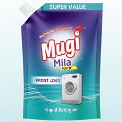 Mugi Mila Matic Front Load Liquid Detergent with Good Fragrance-1L Saver Pouch