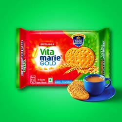 Britannia Vita Marie Gold Biscuits with Zero Transfat & Support Immunity-Pouch