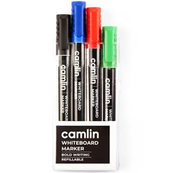 Camlin White Board Marker Pen with Japanese Bullet Tip upto 2.5mm Line Thick