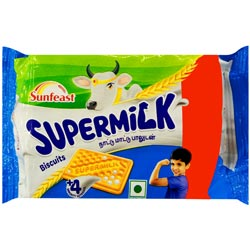 Sunfeast Supermilk with 4+ immunity Nutrients Biscuits-Pouch