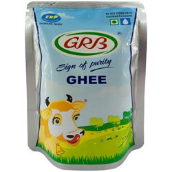 GRB Ghee,sign of purity AGMARK Ghee-200ml pouch