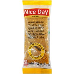 Nice Day Brand Peanut Chikki Bars with Health & Taste-32gm Pouch
