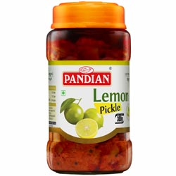 BUY 1 GET 1 FREE Pandian Lemon Pickle,Delicious Pickle-Bottle(See Description)