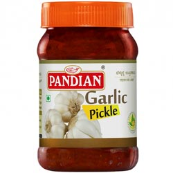 Pandian Garlic(Poondu) Pickle,Healthy & Spicy Pickle-Bottle
