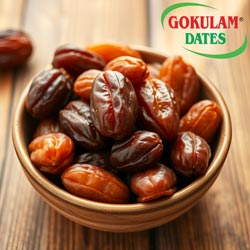 Gokulam IRAQ SEEDLESS Dates with 100% NATURAL Dates-200gm Pouch