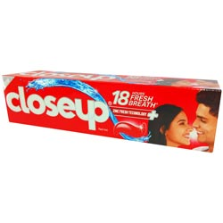 Closeup Red Hot Toothpaste 18H Fresh Breath with Zinc Fresh Technology+(2*150gm)