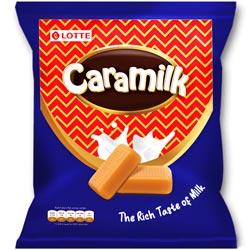 Lotte Caramilk Soft & Delicious Rich Taste of Milk Candy-Pouch