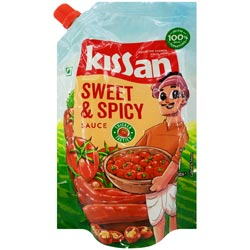 Kissan Sweet & Spicy Sauce with 100% Real Tomatoes,Thicker & Tastier-425gm Pouch