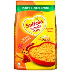 Saffola Masala Oats,Classic Masala,Anytime Snack-38gm Pouch