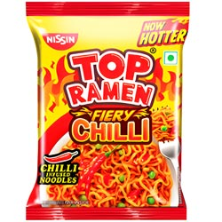 Nissin Top Ramen Fiery Chilli Noodles-Pouch