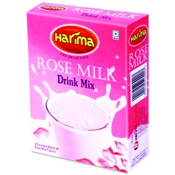 Harima Rose Milk Drink Mix,Excellent Blend of Rose Milk Flavour-250gm carton