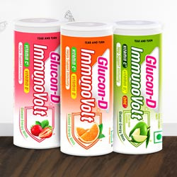 Glucon-D Immunovolt Glucose,Helps to Support Immunity-18gm Tube