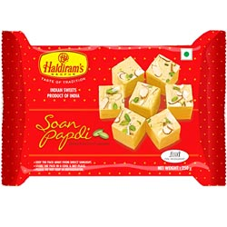 Haldiram's Nuts Filled Soan Papdi-250gm Pouch