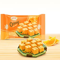 GRB Orange Soan Papdi with Nuts-200gm Pouch