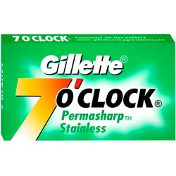 Gillette 7o'Clock Permasharp Stainless Steel Shaving Blades