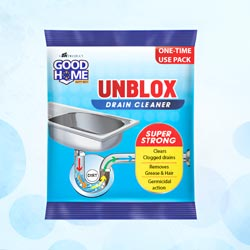 BUY 3 GET 1 FREE Good Home Unblox Drain Cleaner-4N*50gm Pouches