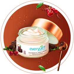 Everyuth Naturals Pure & Light Chocolate & Cherry Tan Removal Scrub-50gm Bottle