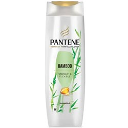 PANTENE Bamboo Strong & Flexible Shampoo,Advanced Hairfall Solution-180ml Bottle