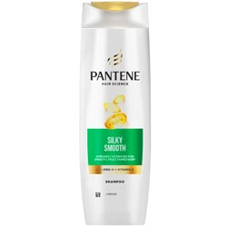 PANTENE Silky Smooth Shampoo,Hair Science with Pro-V,Vitamin E-75ml Bottle