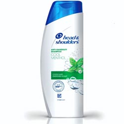Head and Shoulders Cool Menthol Upto 100% Anti Dandruff Shampoo-Bottle