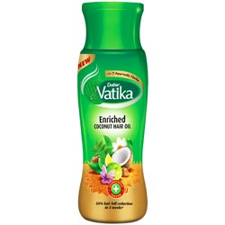 Dabur vatika Enriched Coconut hair Oil Upto 90% Hair Fall Reduction