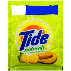 Tide Naturals Lemon & Chandan Detergent Powder-60gm Pouch