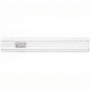 Camlin Exam Plastic Transparent Measurement Scale-15cm