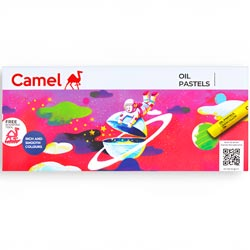 Camel Oil Pastels Rich & Smooth Colours-Carton/Scraping Tool FREE