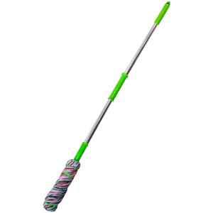 Stainless Steel Twisted Mop with Tricolor Heavy Thread-Color may vary