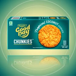 Britannia Good Day Chunkies Tropical Coconut Cookies-100gm Carton