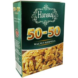 Hansraj 50-50 Walnut Kernels,Jammu Orginated Walnuts-250gm Carton